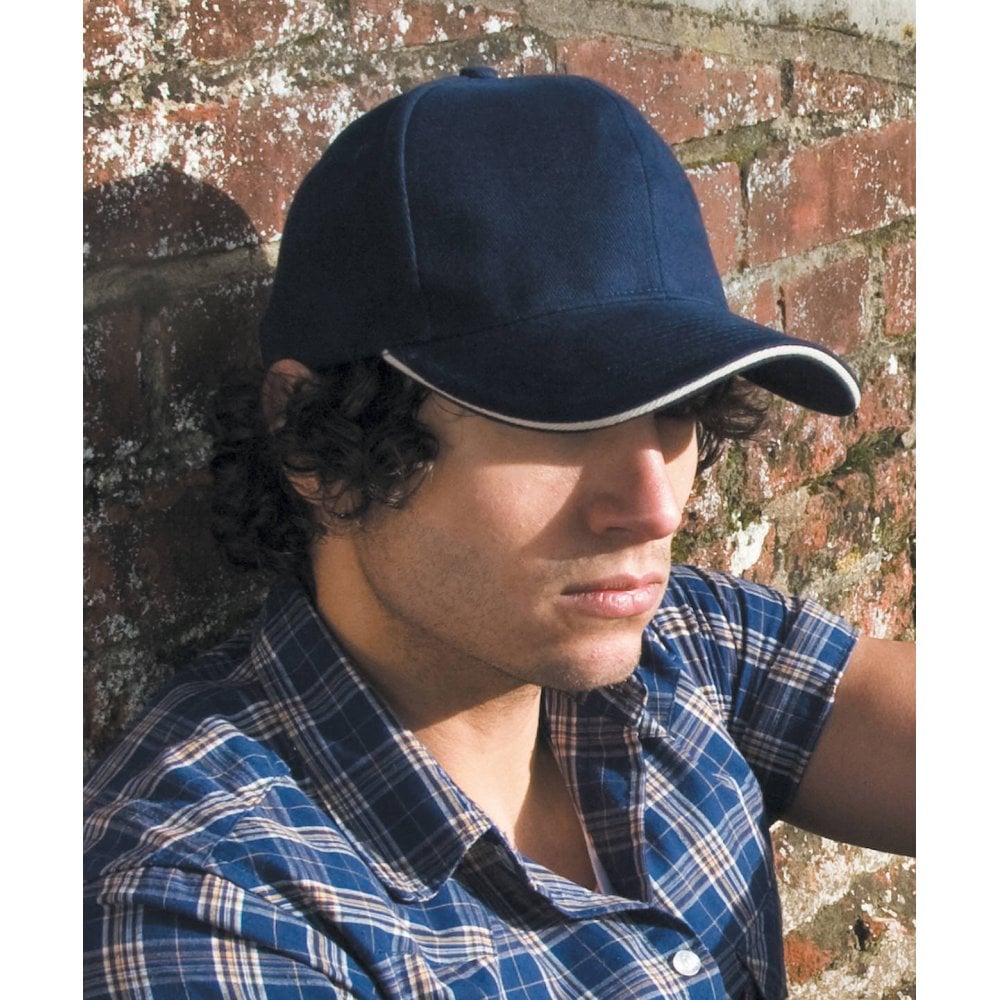 Result Headwear Result Pro-style Heavy Cotton Cap with Sandwich Peak