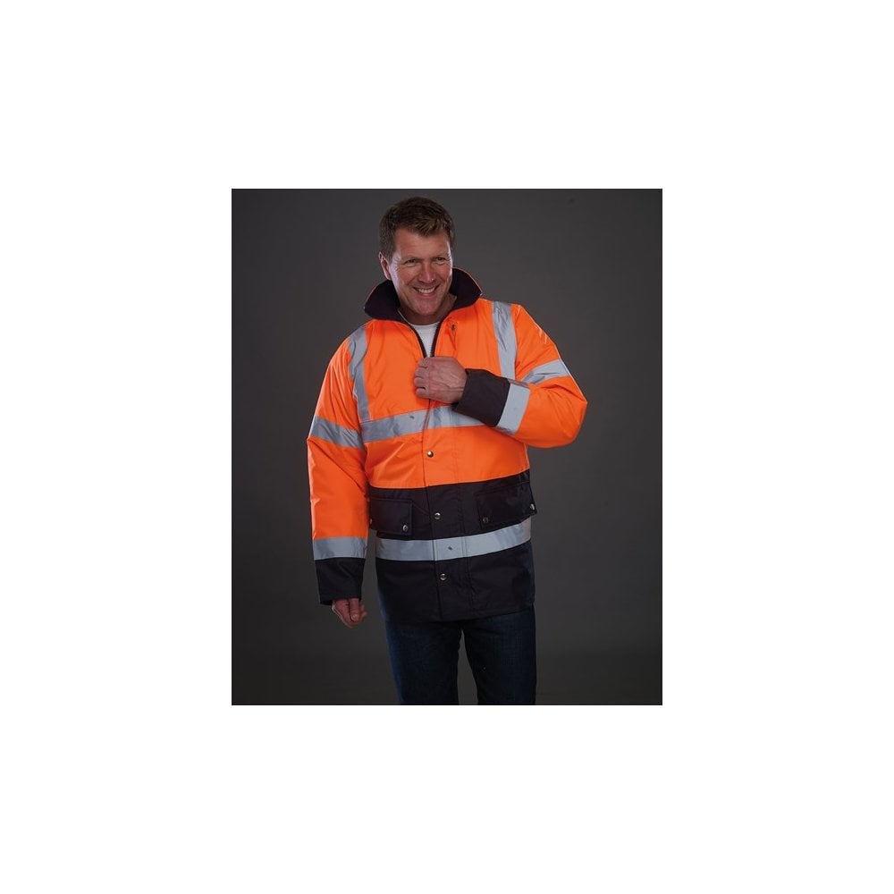 Yoko High visisibility two-tone motorway jacket (HVP302)