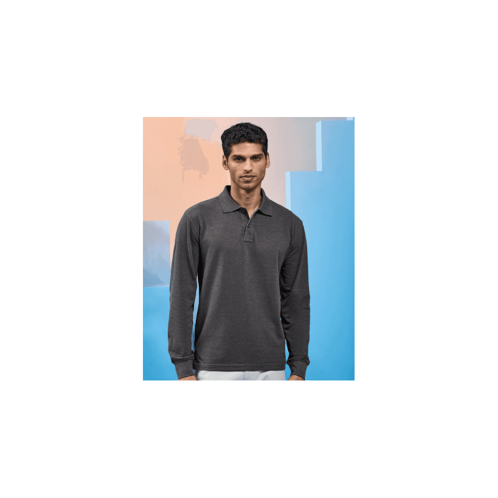 Asquith & Fox Men's Classic Fit Long Sleeved Polo