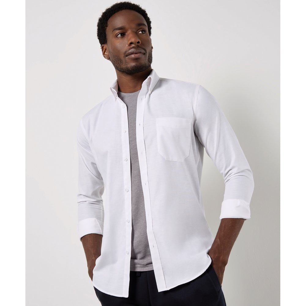 Kustom Kit Slim fit Workwear Oxford Shirt Long Sleeved (Slim fit)
