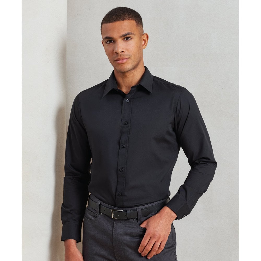 Premier Poplin Fitted Long Sleeve Shirt