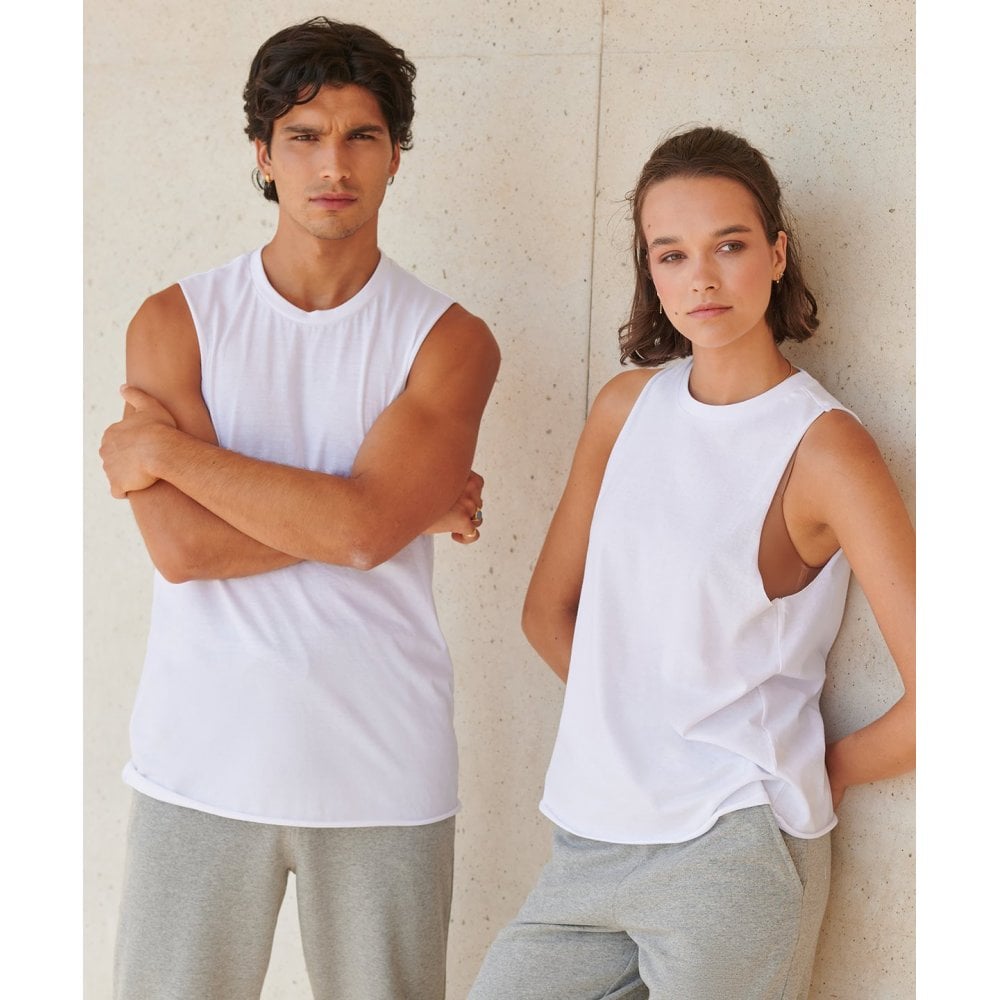 SF Clothing High Neck Slash Armhole Vest