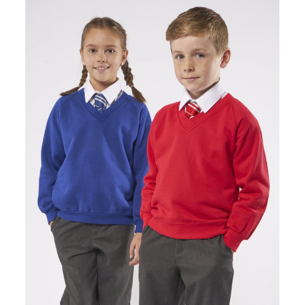 Maddins Kids Coloursure™ v-neck Sweatshirt