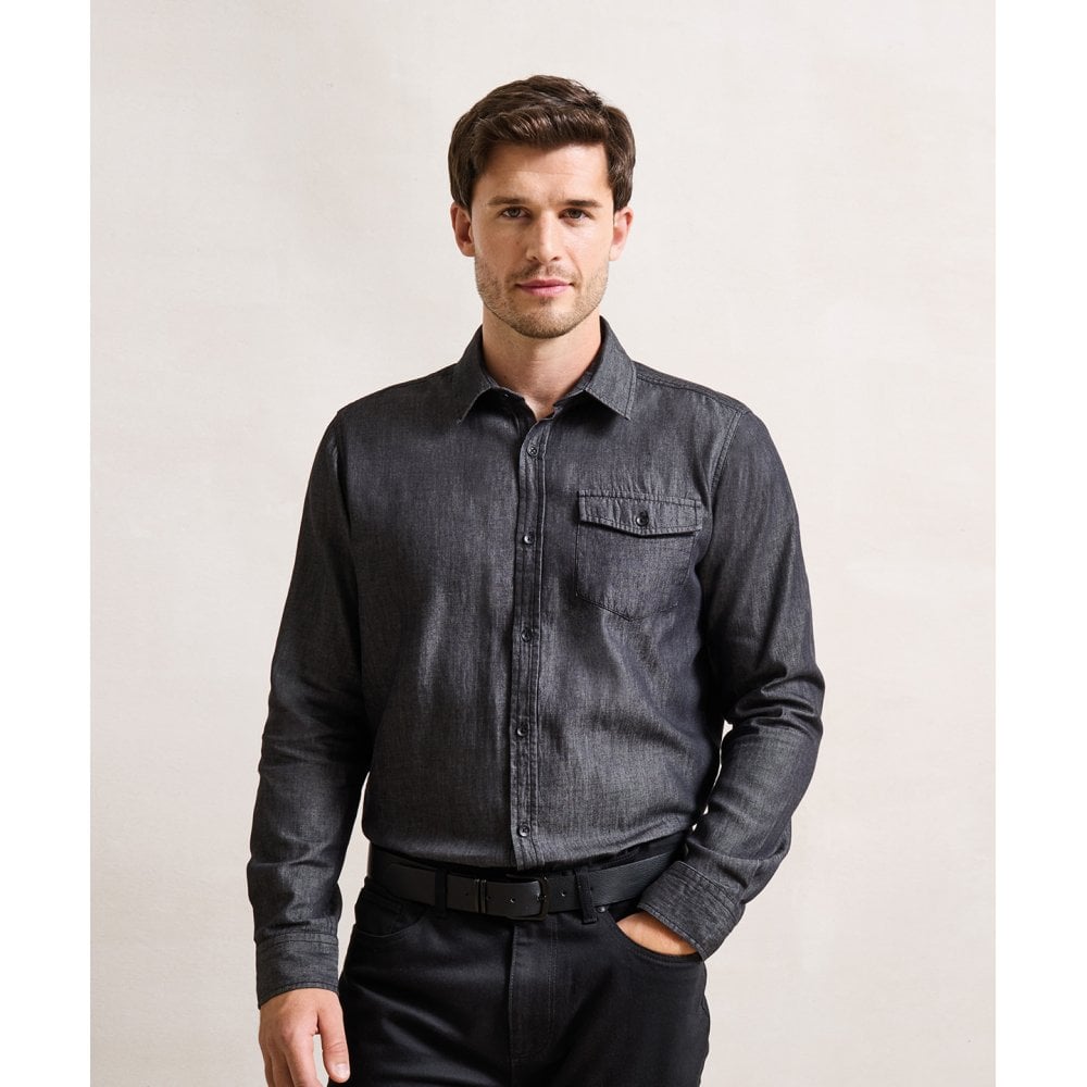 Premier Jeans Stitch Denim Shirt