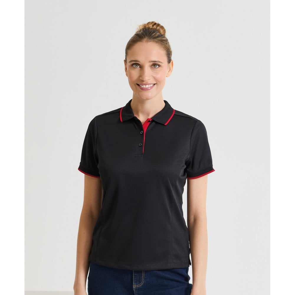 Premier Women's Contrast Coolchecker® Polo