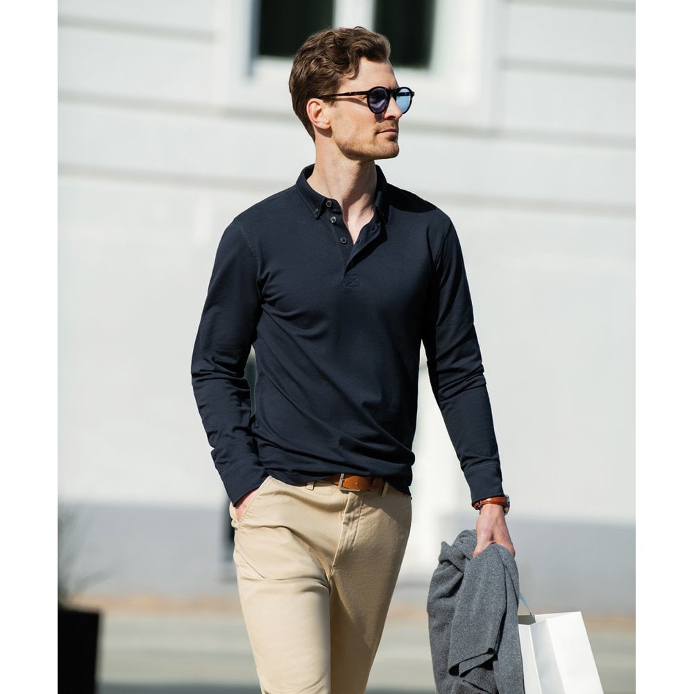 Nimbus Carlington Deluxe Long Sleeve Polo