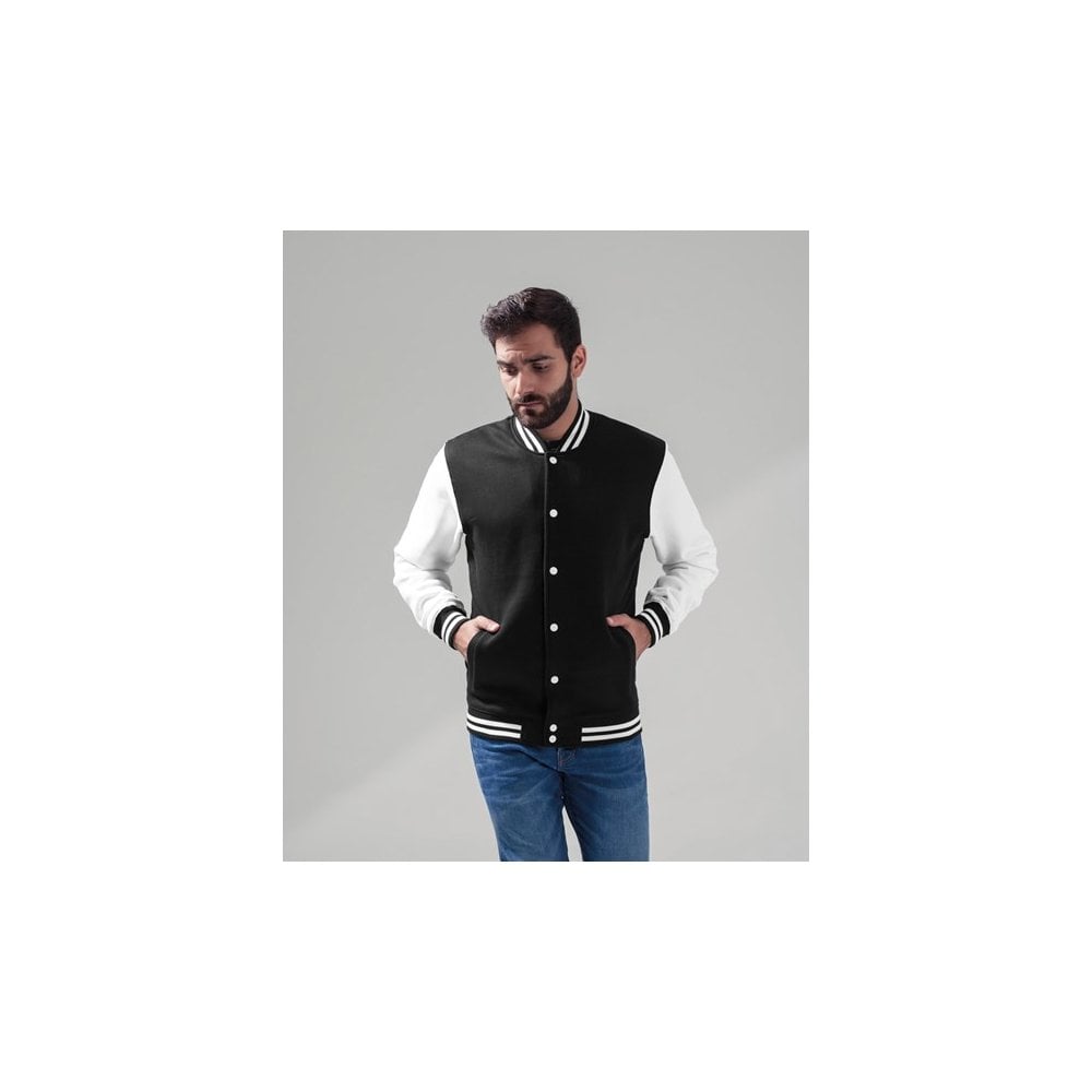 Build Your Brand Sweat College Jacket