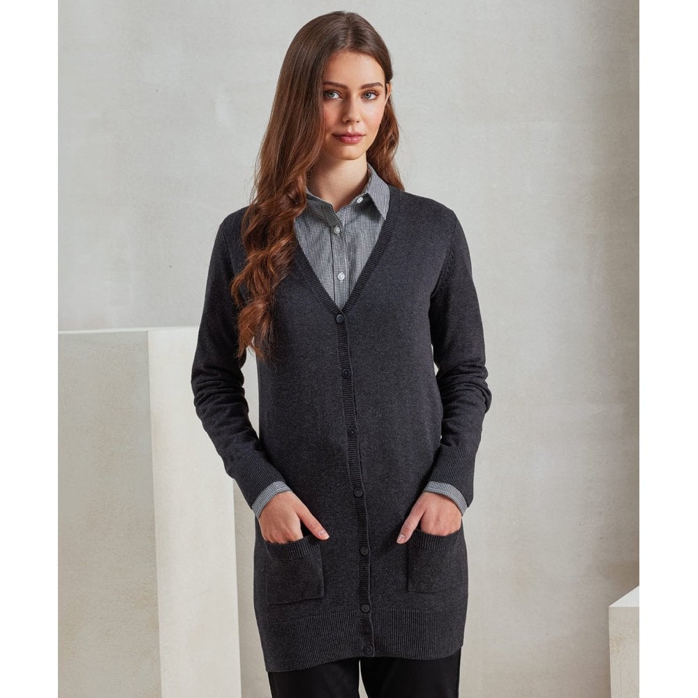 Premier Women's Longline Knitted Cardigan