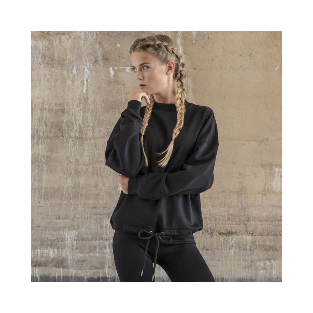 Build Your Brand Women's oversize crew neck