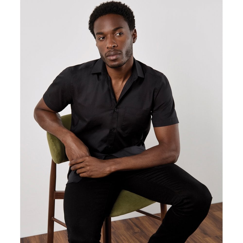 Kustom Kit Poplin Shirt Short-Sleeved (Tailored fit)