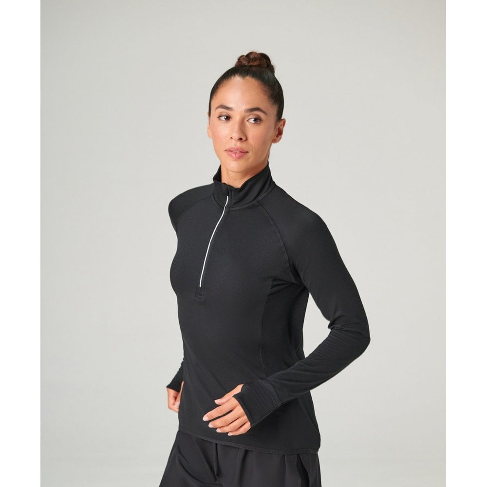 Tombo Women's Long Sleeve ¼ Zip Top