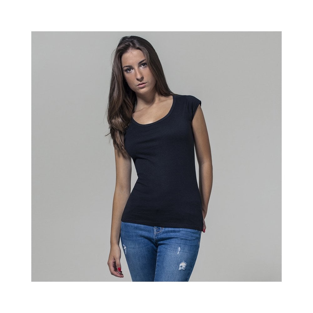 Build Your Brand Women's back cut tee