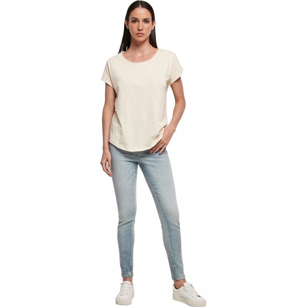 Build Your Brand Women's Long Slub Tee