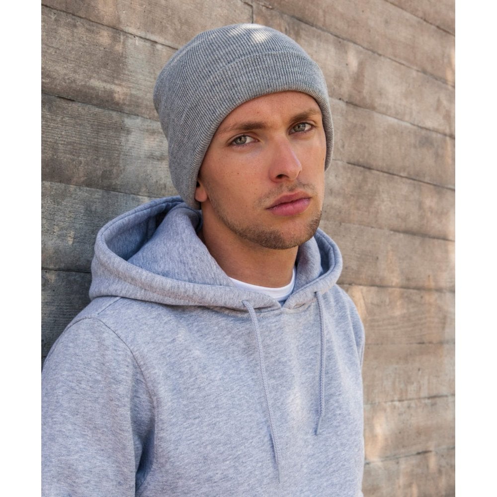 Build Your Brand Heavy knit beanie